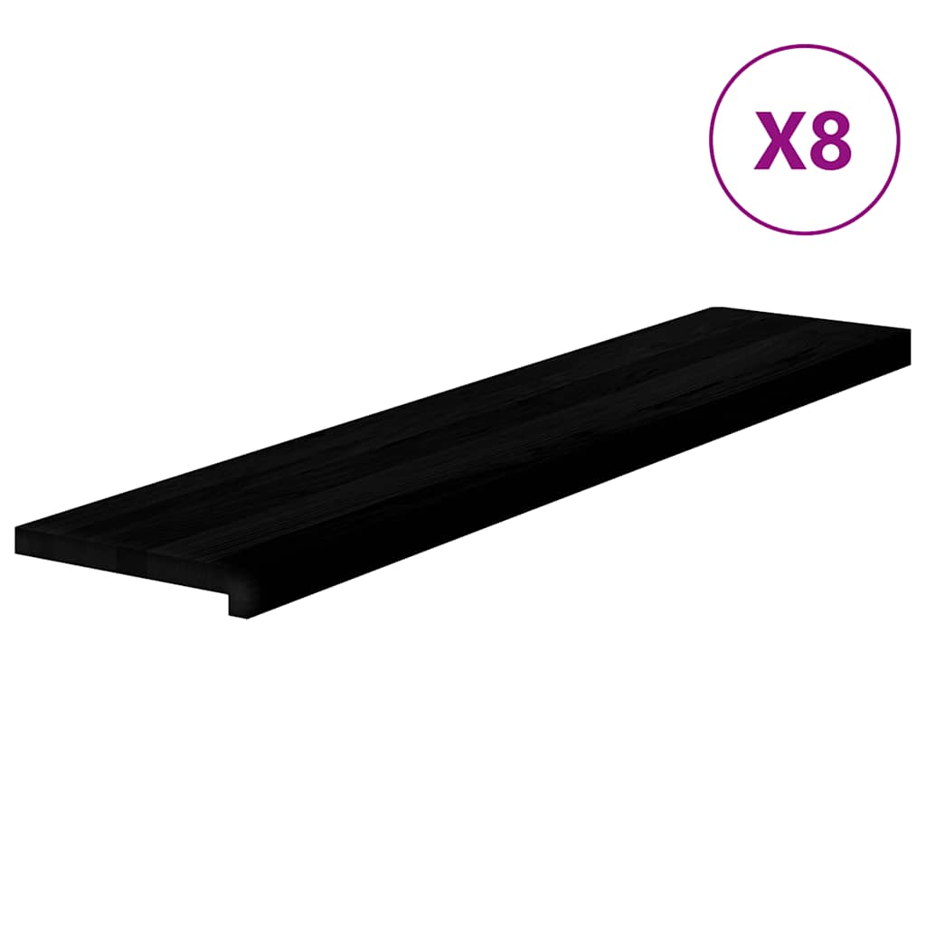Treppenstufen 4 Stk. Unbehandelt 70x25x2 cm Massivholz Eiche