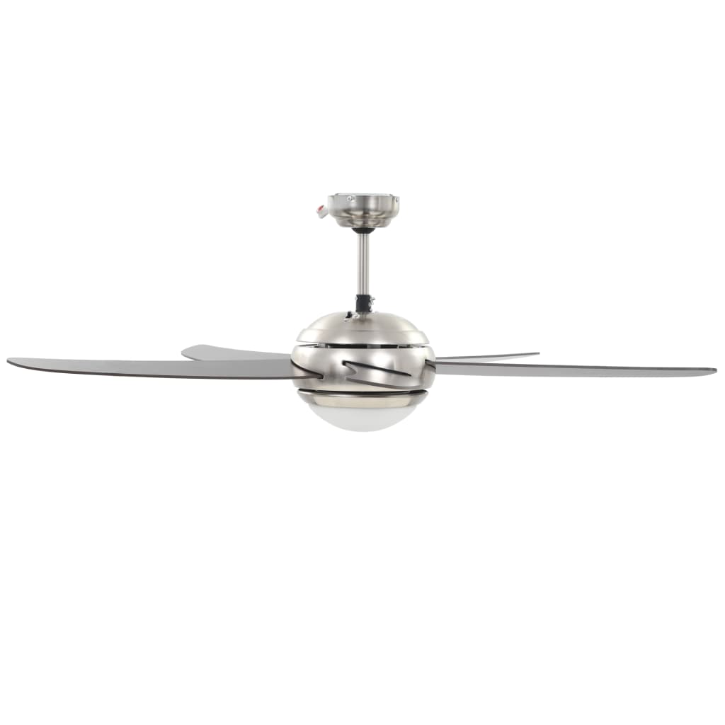 Deckenventilator mit Licht und Fernbedienung Ø 130 cm Weiß