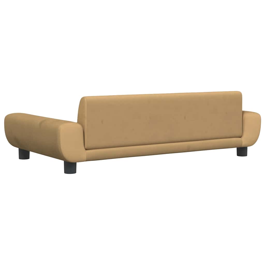 Hundebett Blau 100x54x33 cm Samt