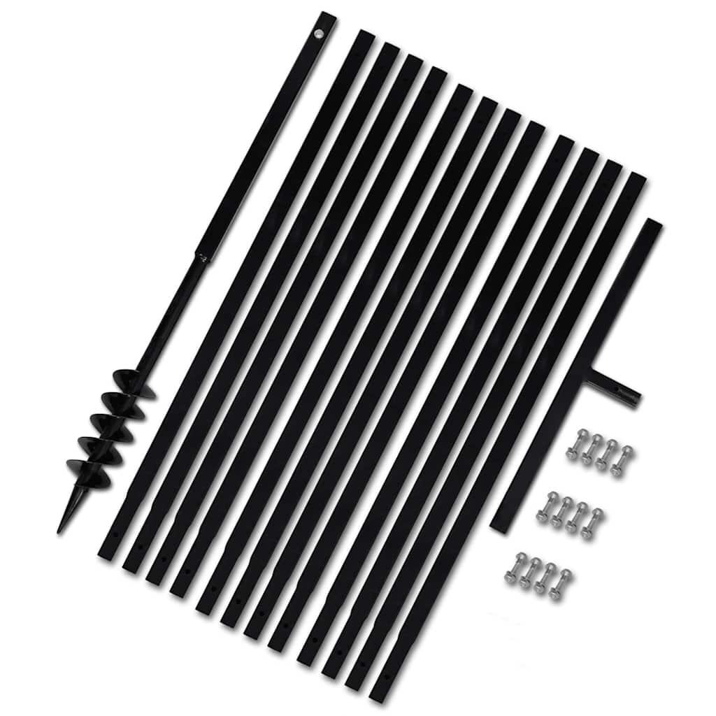 Erdbohrer mit Griff 100 mm Verlängerungsrohr 9 m