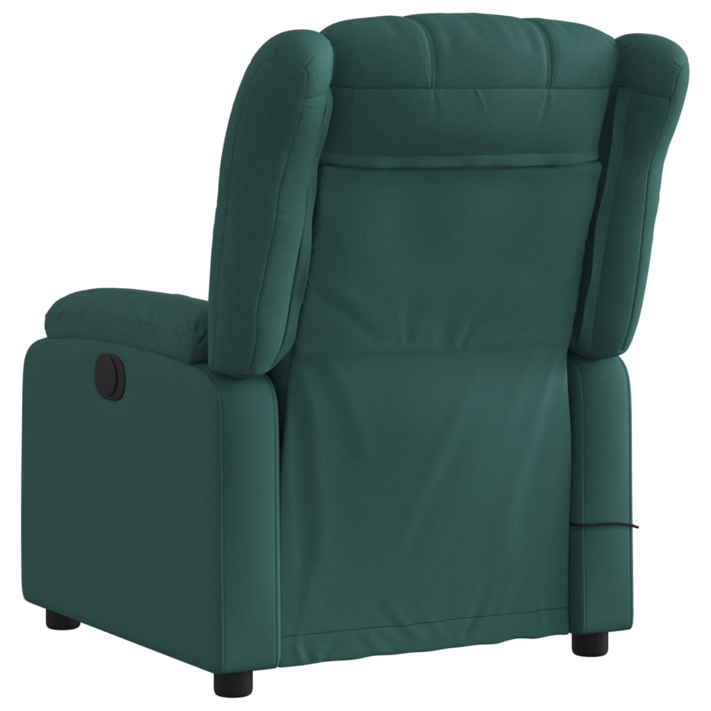 Massage-Relaxsessel, hellgrauer Stoff