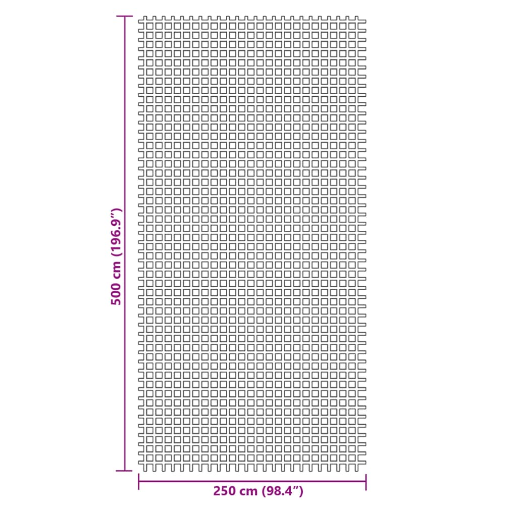 Zeltteppich Anthrazit 4x2 m