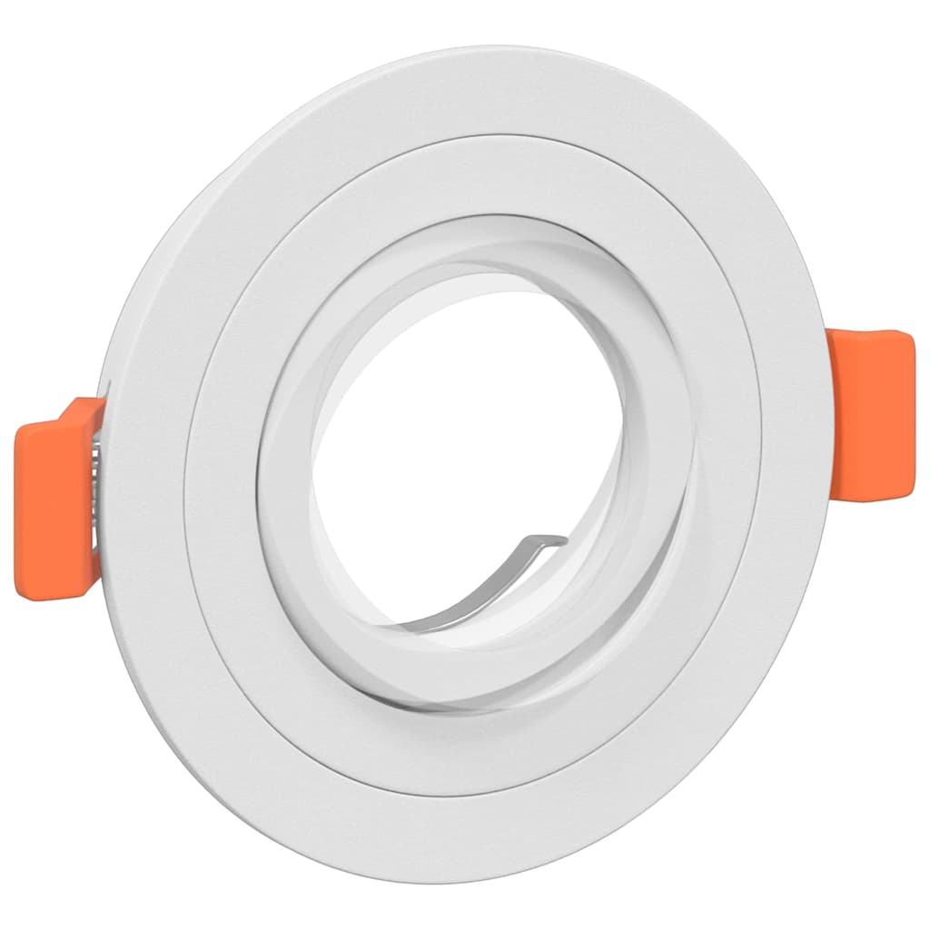 Spotlight 6 pcs Weiß 9 x 9 x 2 cm Aluminium