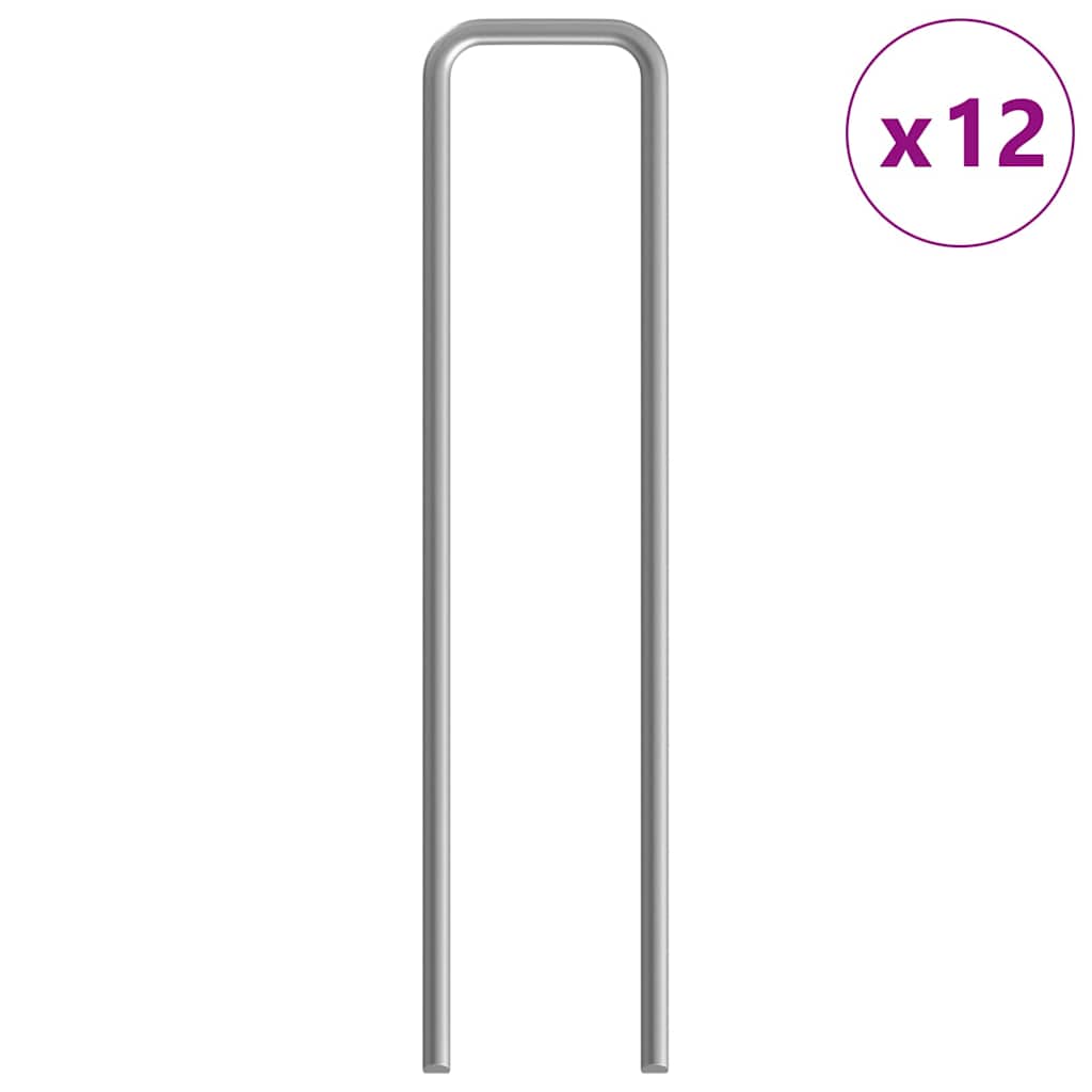 Hühnerkäfig 2 pcs Silber 600 x 100 x 210 cm Verzinkter Stahl