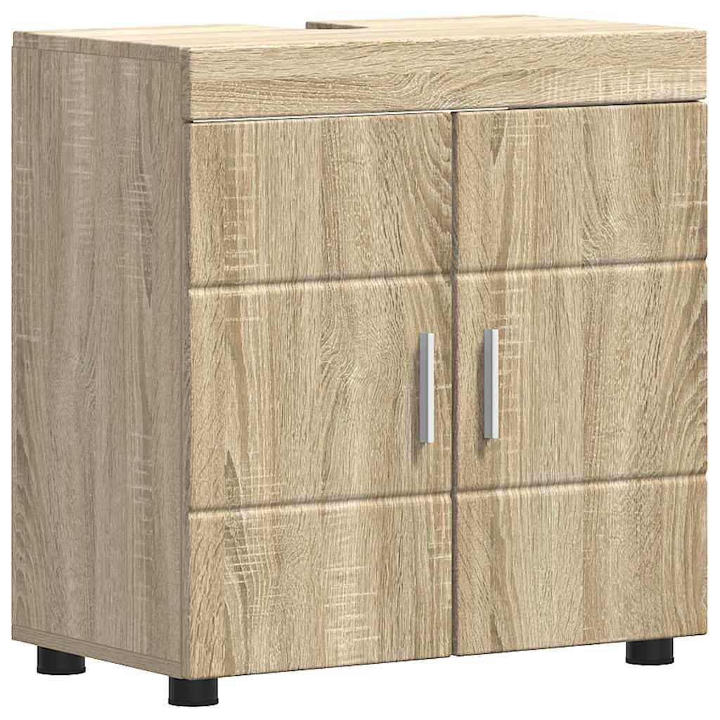 Badezimmermöbel-Set TULUM 2 pcs Weiß 60 x 34 x 63 cm