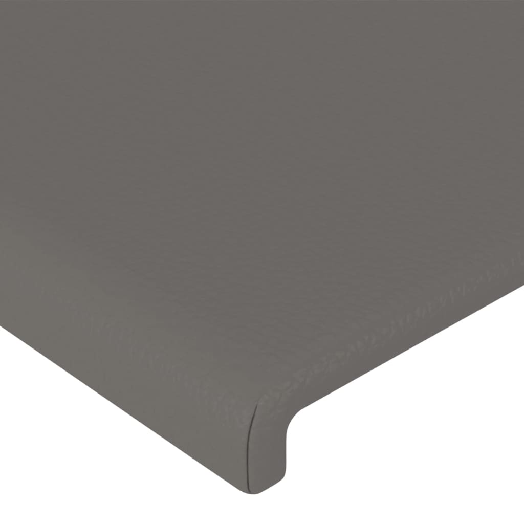 Kopfteil mit Ohren Creme 83x16x78/88 cm Kunstleder