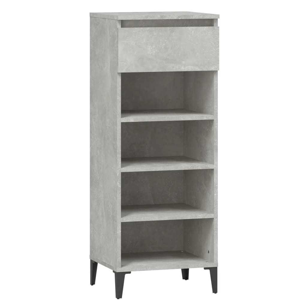 Schuhregal Weiß 40x36x105 cm Holzwerkstoff