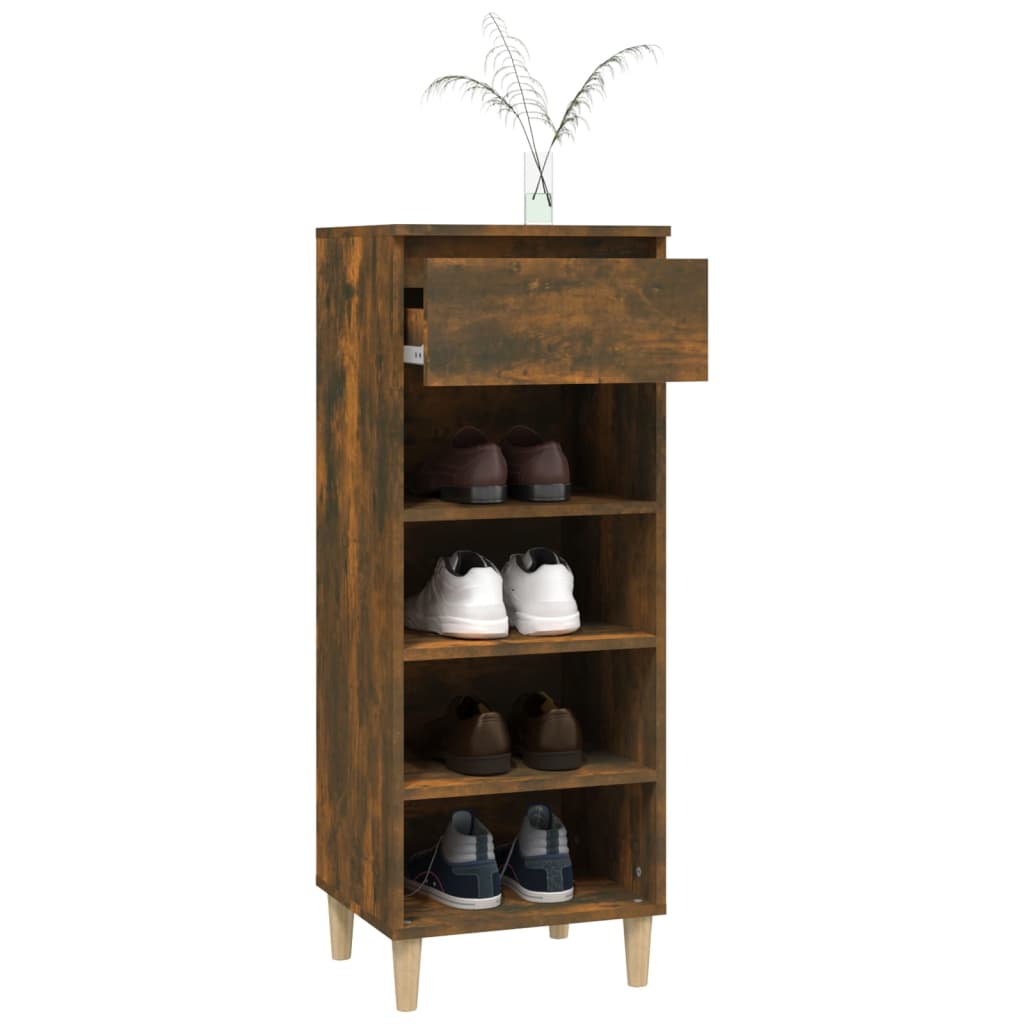 Schuhschrank Weiß 40x36x105 cm Holzwerkstoff