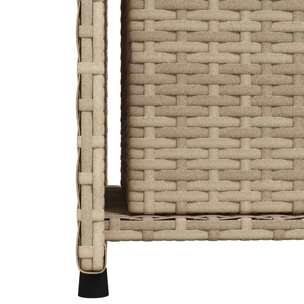 Gartenschrank Schwarz 50x55x115 cm Poly Rattan
