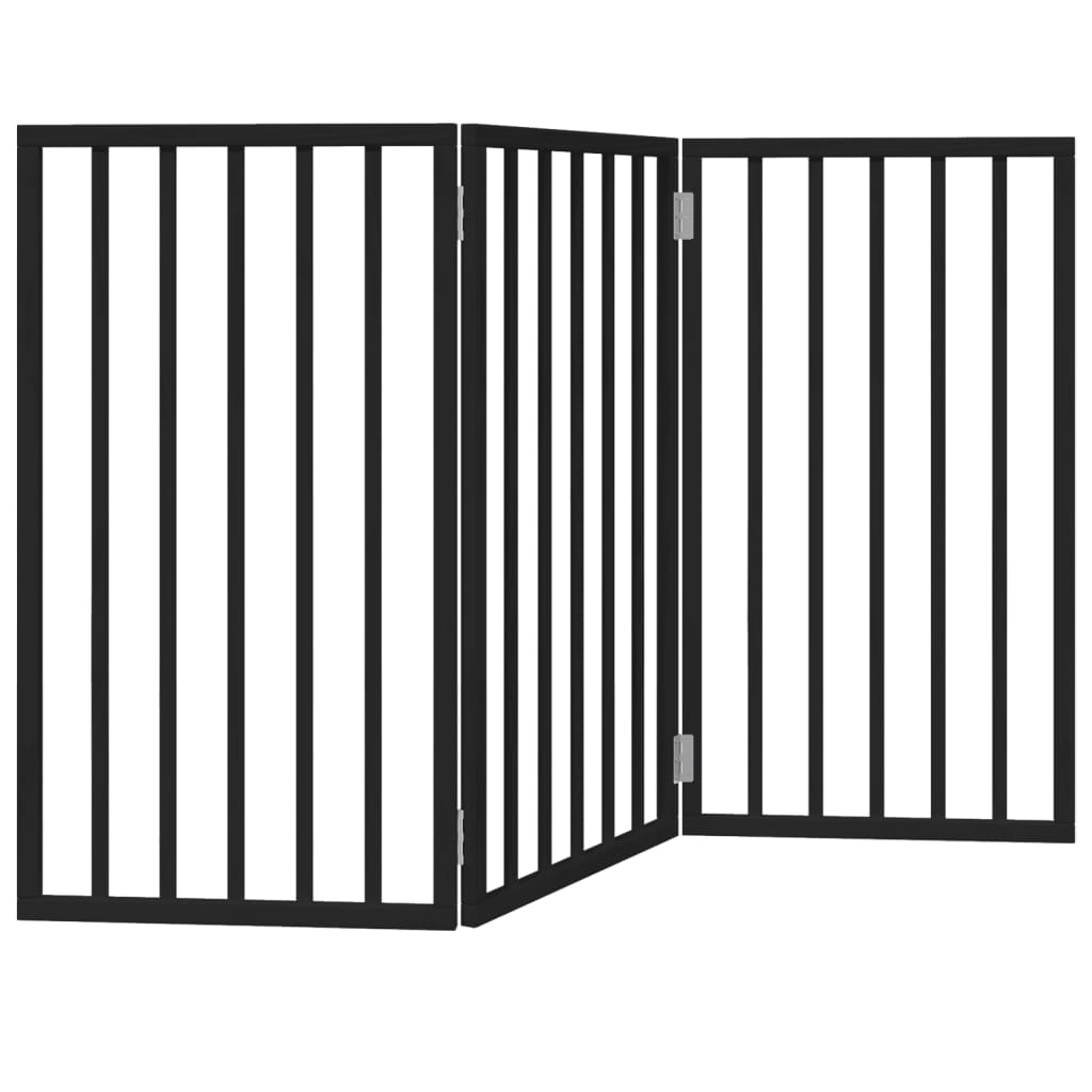 Hundegitter Faltbar 3 Paneele 150 cm Pappelholz