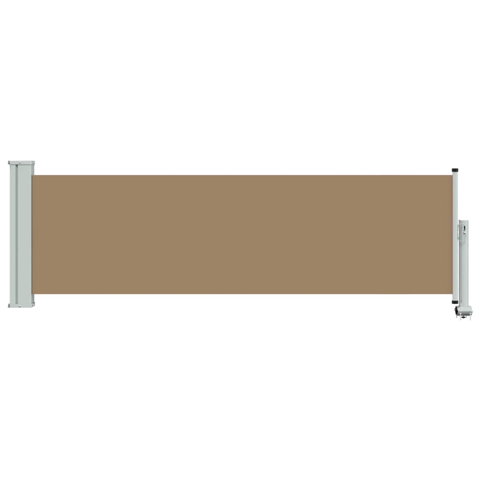 Seitenmarkise 60 x 300 cm 100% Polyester Eisen Stahl