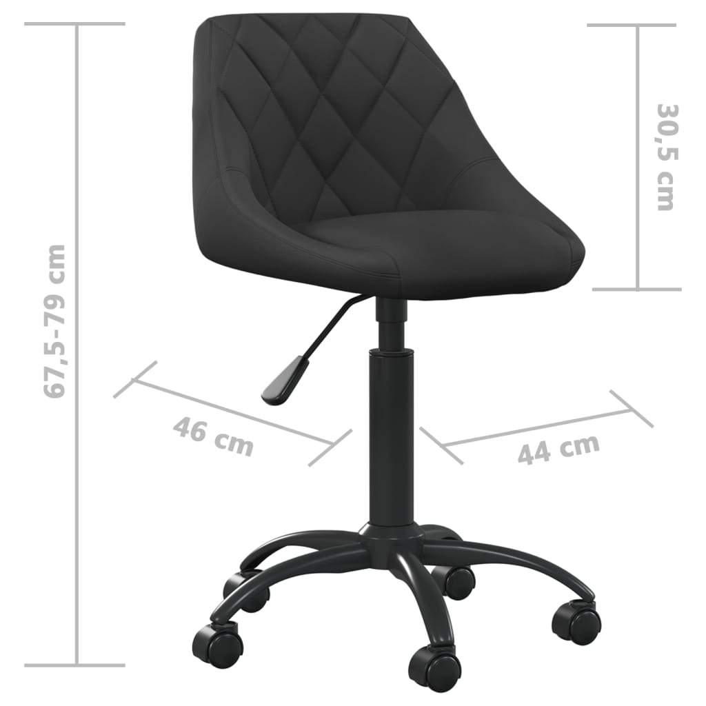 Bürostuhl Rosa Samt