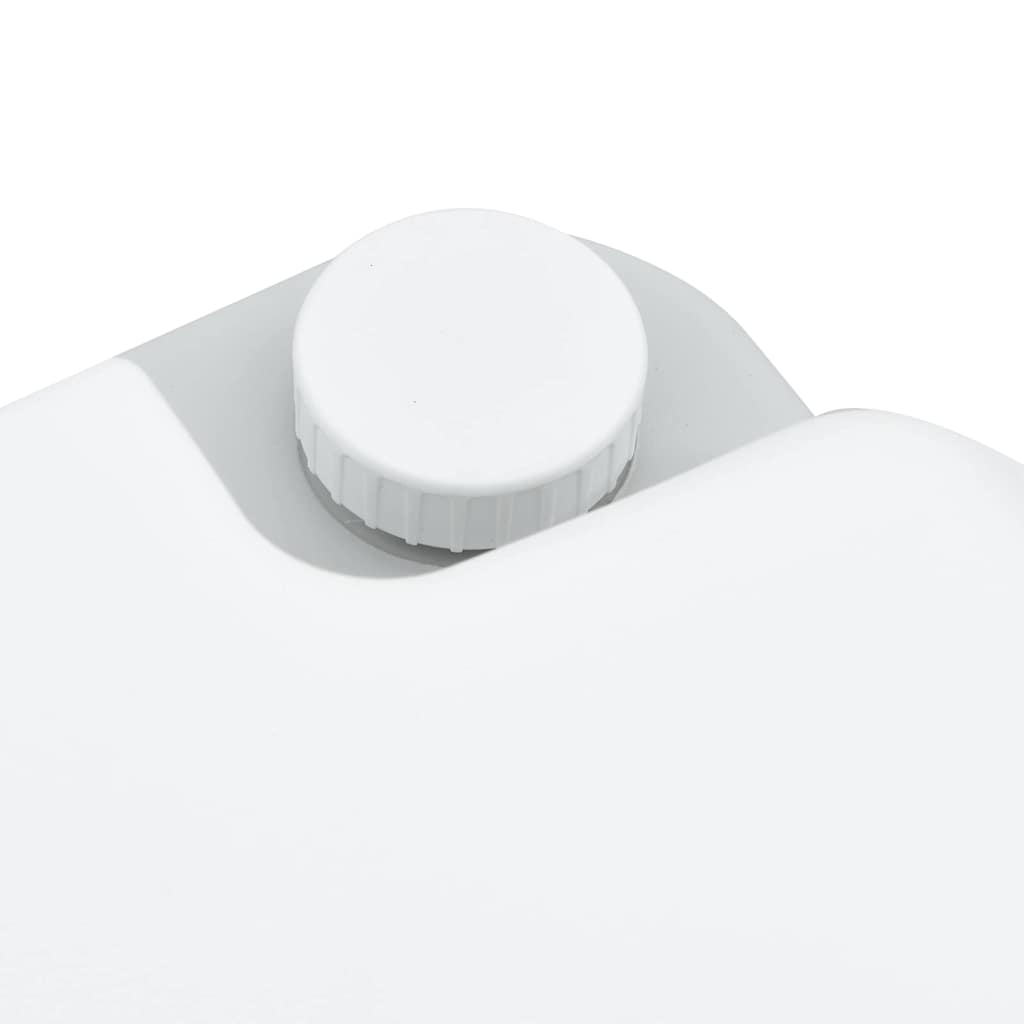 Camping-Toilette Grau und Weiß 41,5 x 36,5 x 30 cm Polyethylen