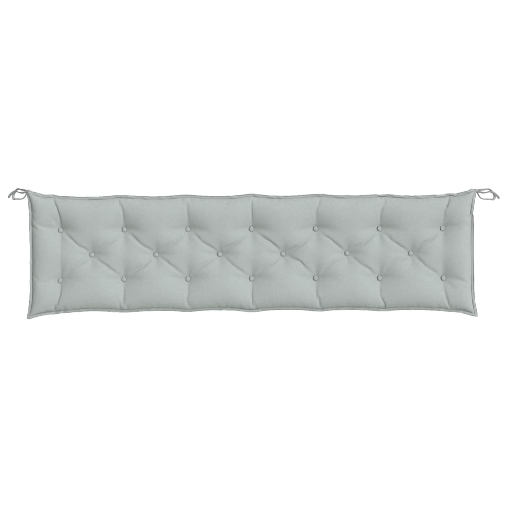 Gartenbank-Auflagen 2 Stk. Melange Anthrazit 100x50x7 cm Stoff