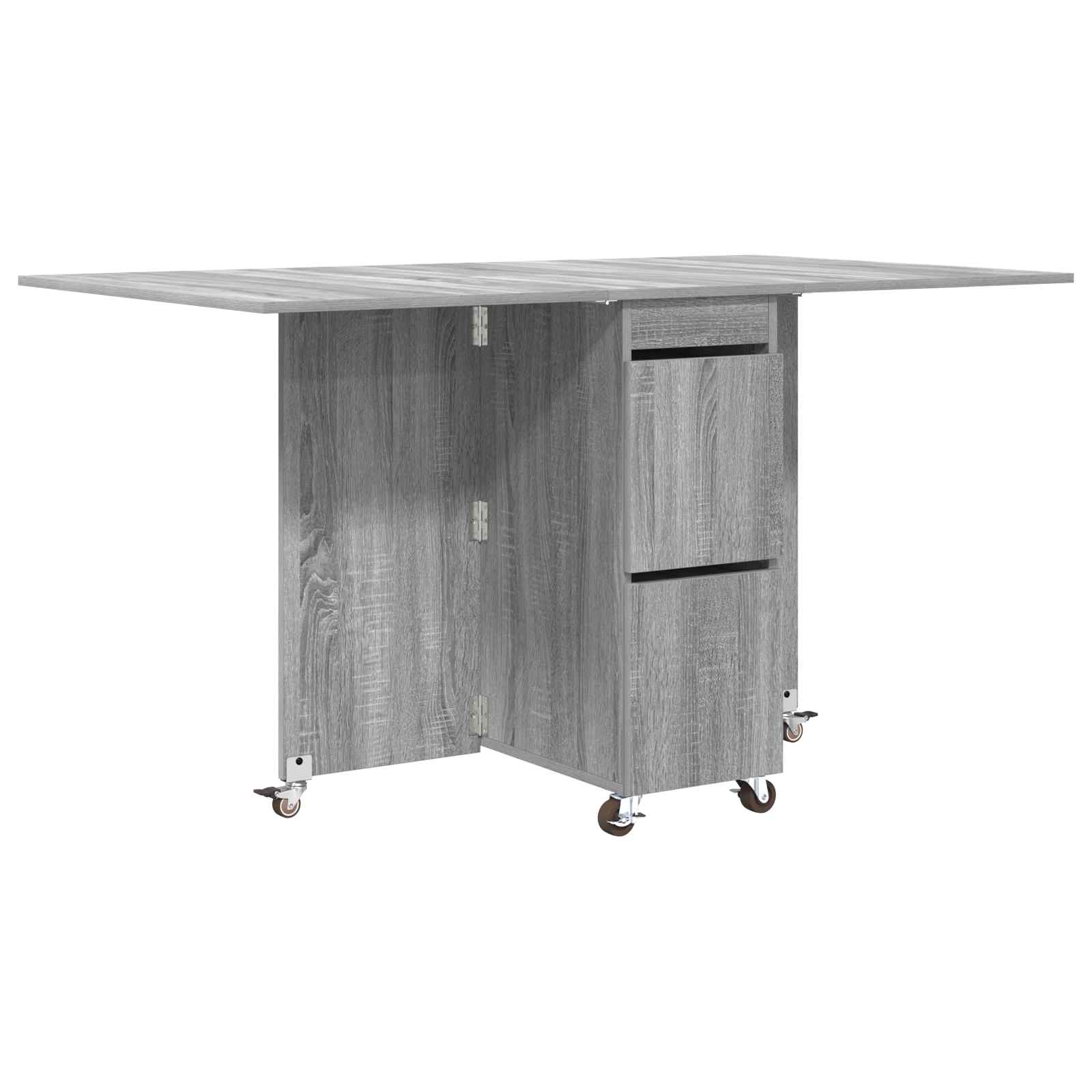 Esstisch 2 pcs 140 x 80 x 77 cm Holzwerkstoff Weiß Rechtwinklig