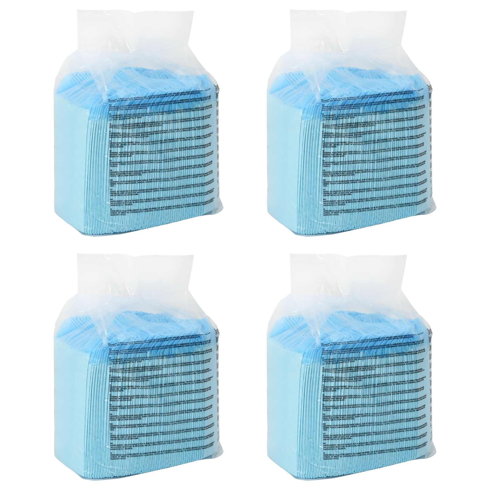 Vliesstoff Haustier Trainingspad 50 pcs Blau und Weiß