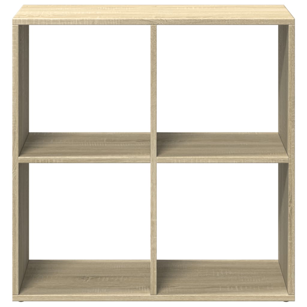 Bücherregal Weiß 137,5x29x137,5 cm Holzwerkstoff