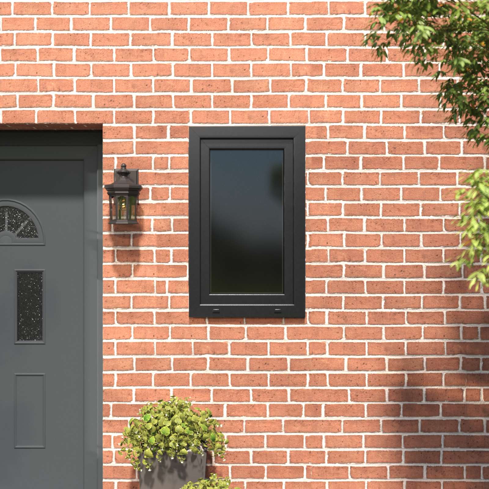 Kellerfenster RISOR 50 x 50 cm PVC und Glas Weiß