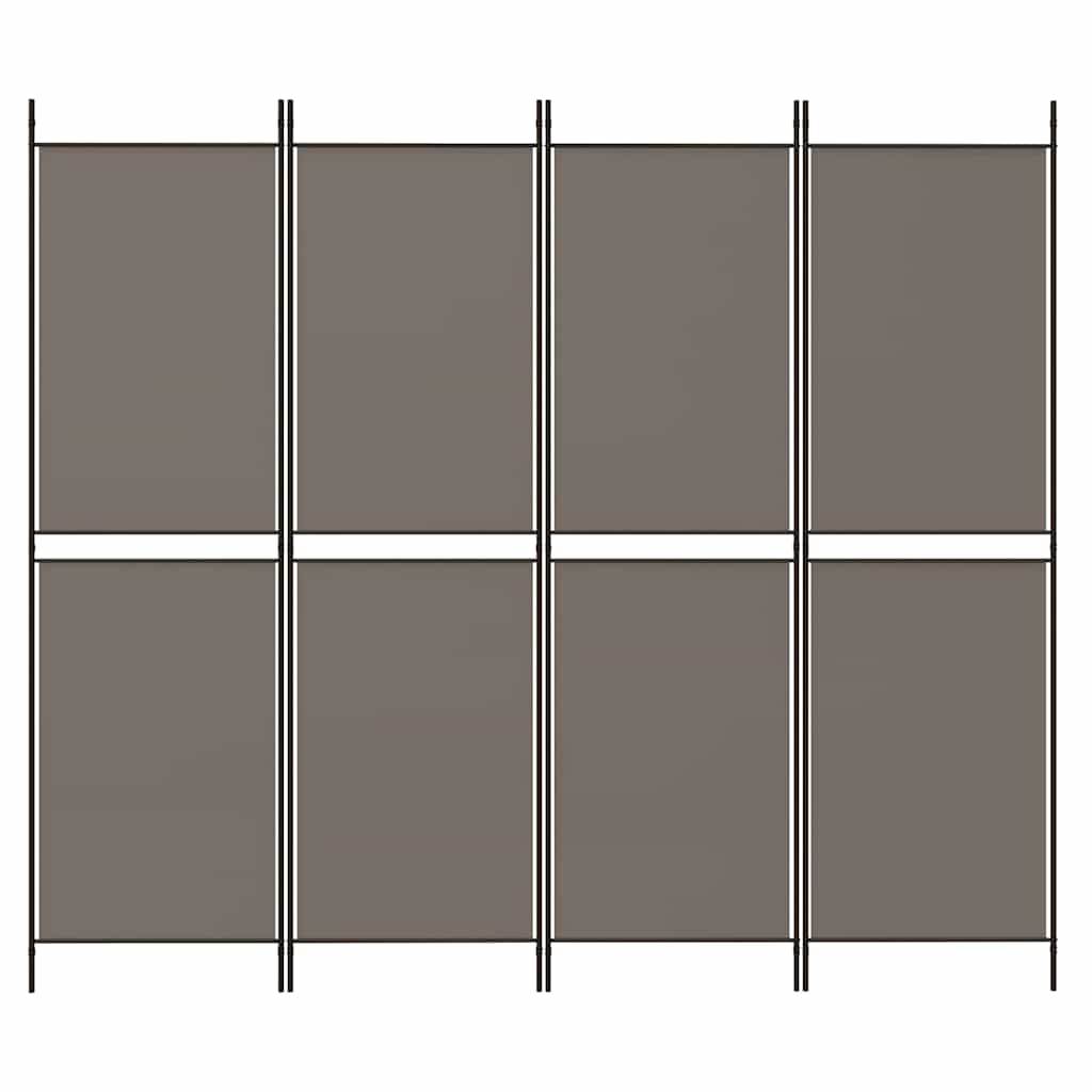 3-teiliger Raumteiler Beige 150 x 180 cm Stoff
