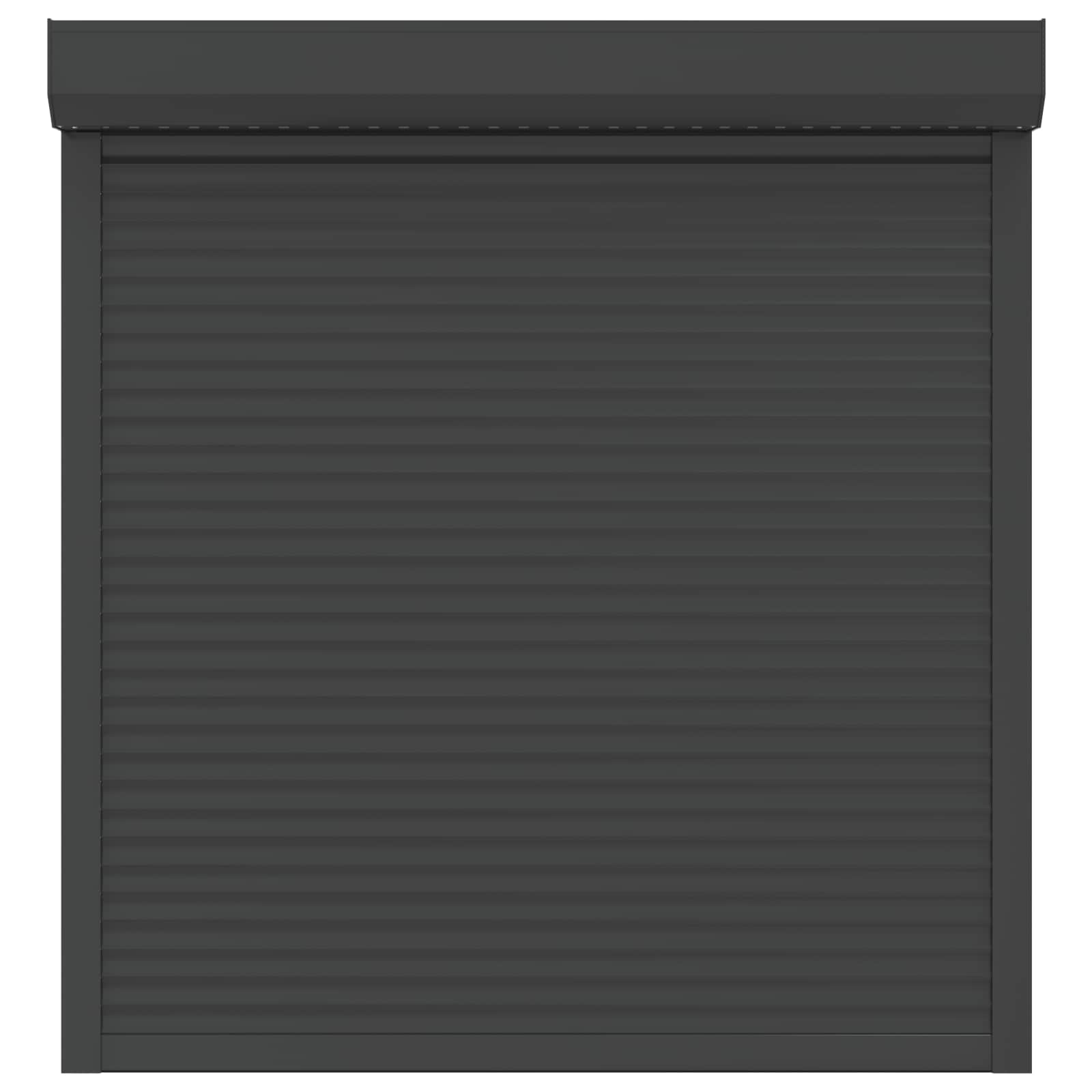 Rollladen Weiß 70 x 100 cm Aluminium und Polyurethan