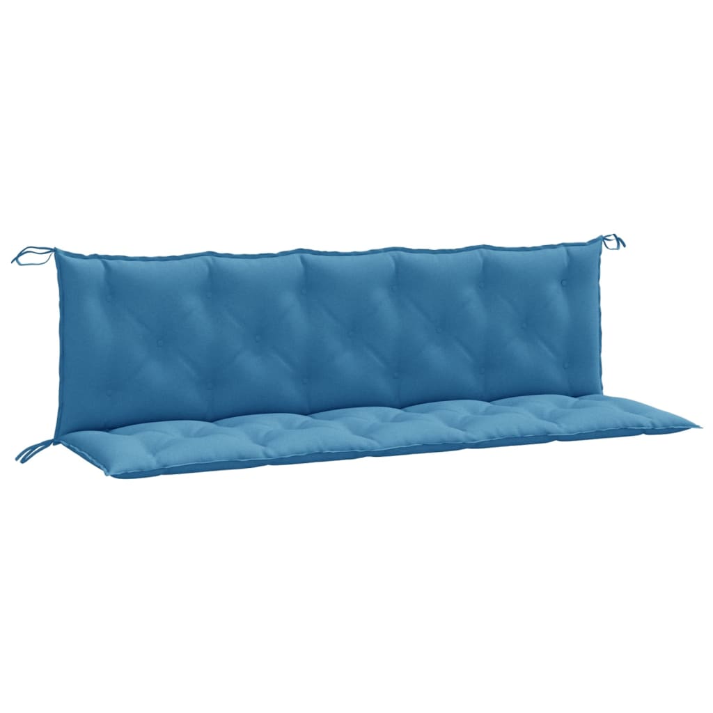 Gartenbank-Auflagen 2 Stk. Melange Anthrazit 100x50x7 cm Stoff