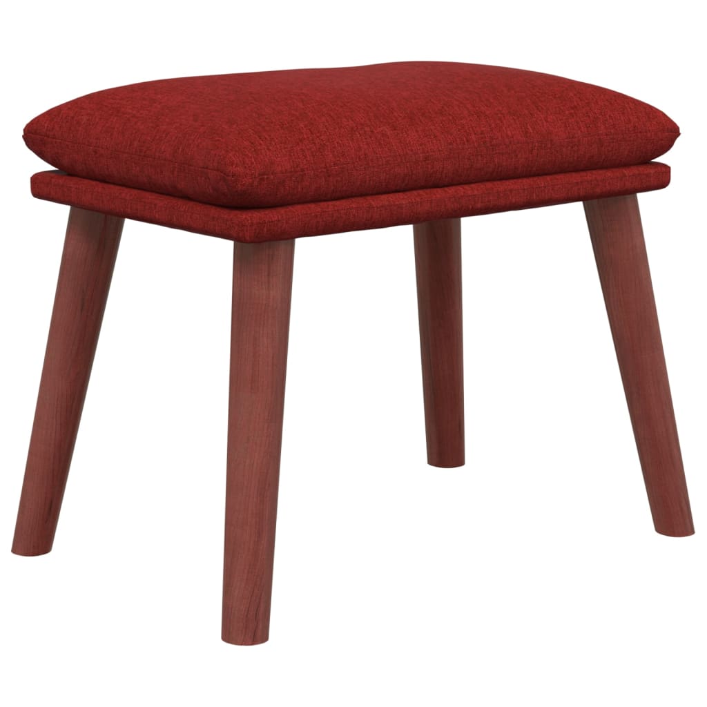 Fußhocker Hellgrau 45x29,5x35 cm Stoff