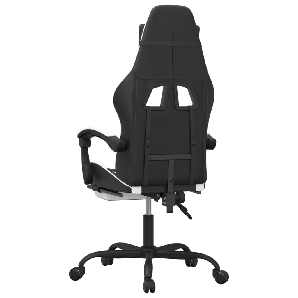 Gaming-Stuhl Drehbar Schwarz und Grün Kunstleder