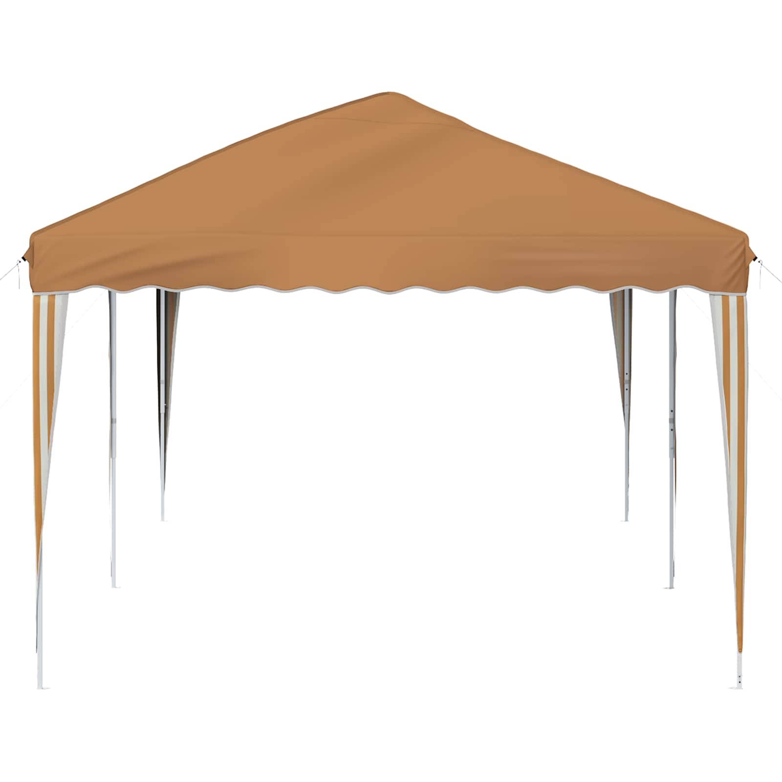 Pop-up Partyzelt 575 x 290 x 245 cm Creme