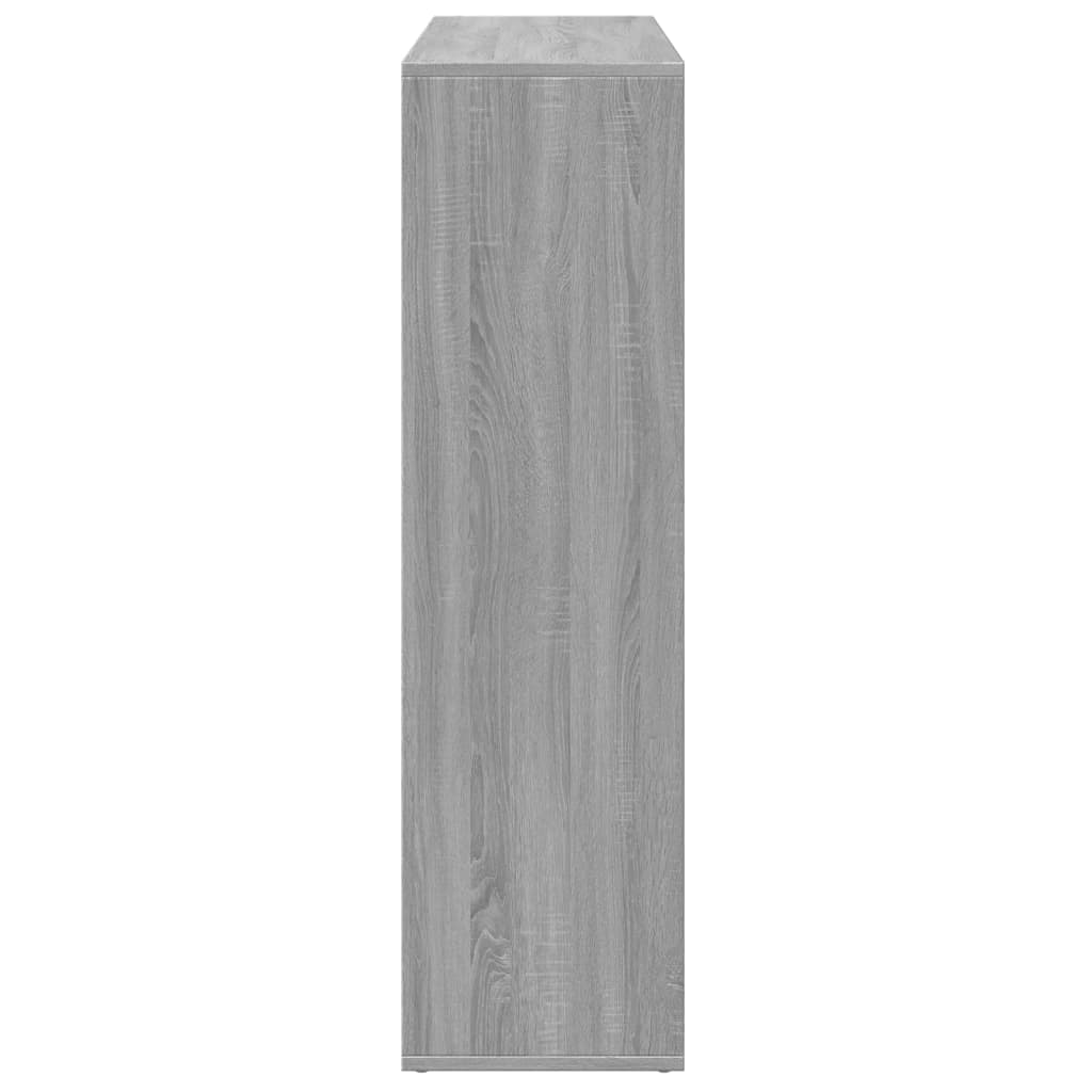 Bücherregal Weiß 137,5x29x137,5 cm Holzwerkstoff