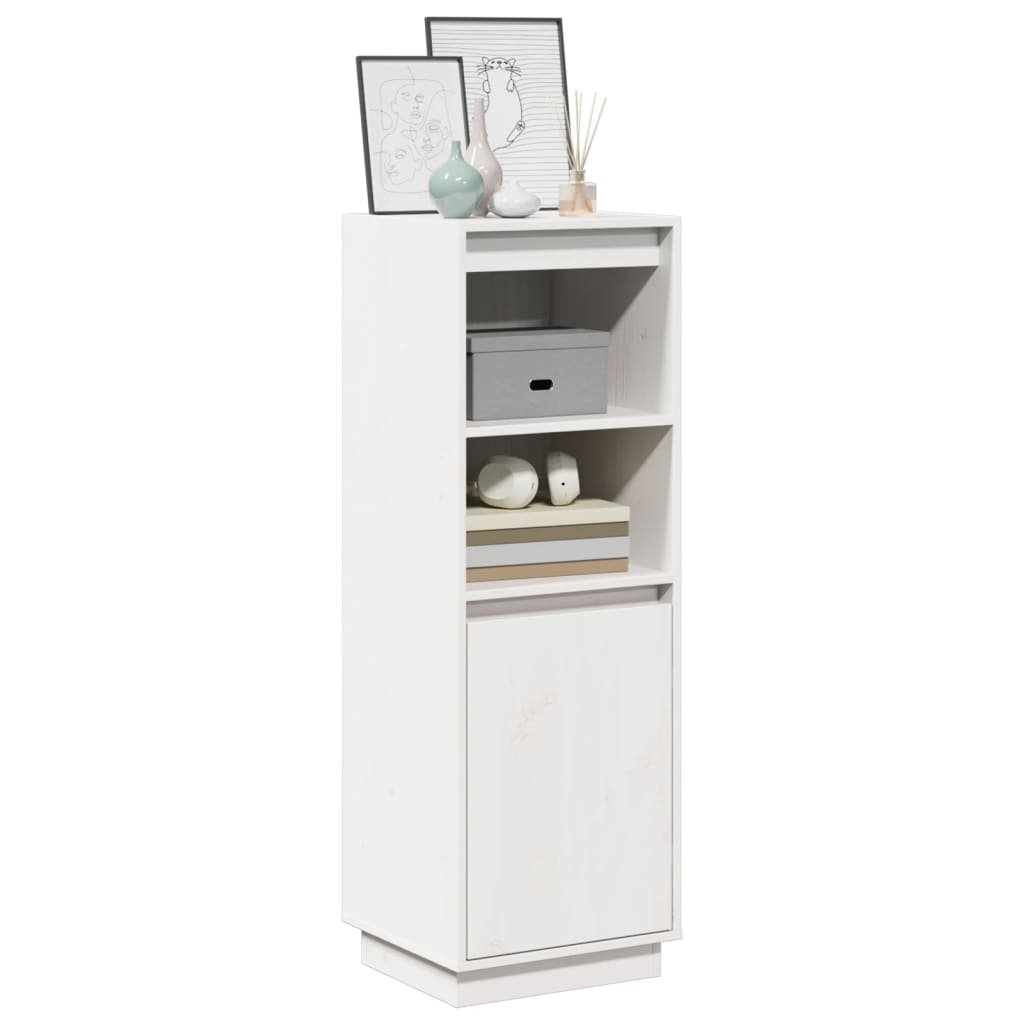 Highboard 37x34x110 cm Massivholz Kiefer