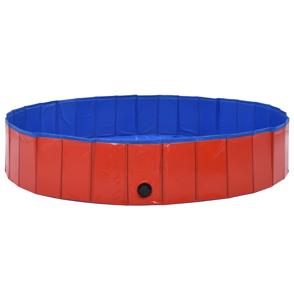 Hundepool Rot Ø200 x 30 cm Dicker PVC