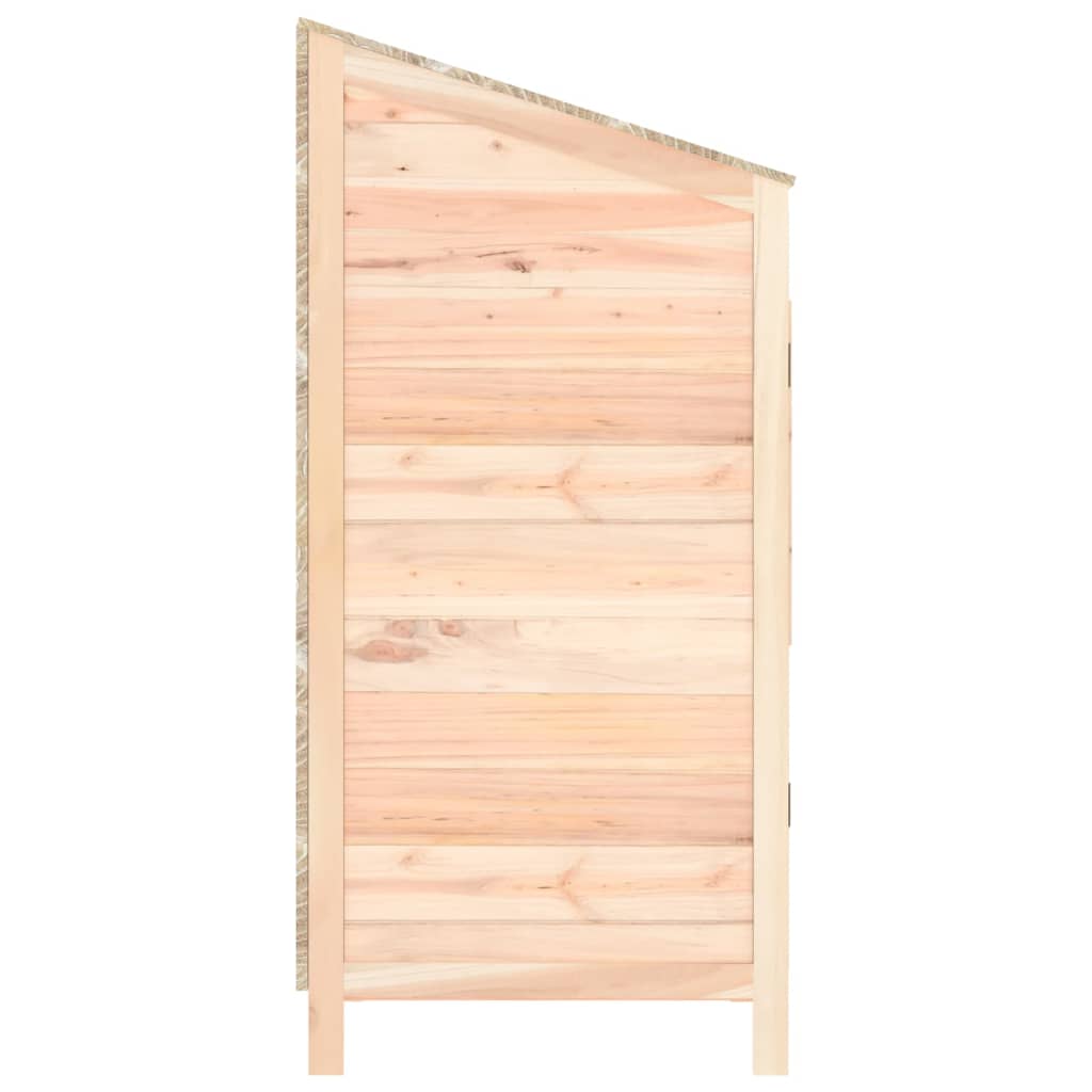 Geräteschuppen 55x52x174,5 cm Massivholz Tanne