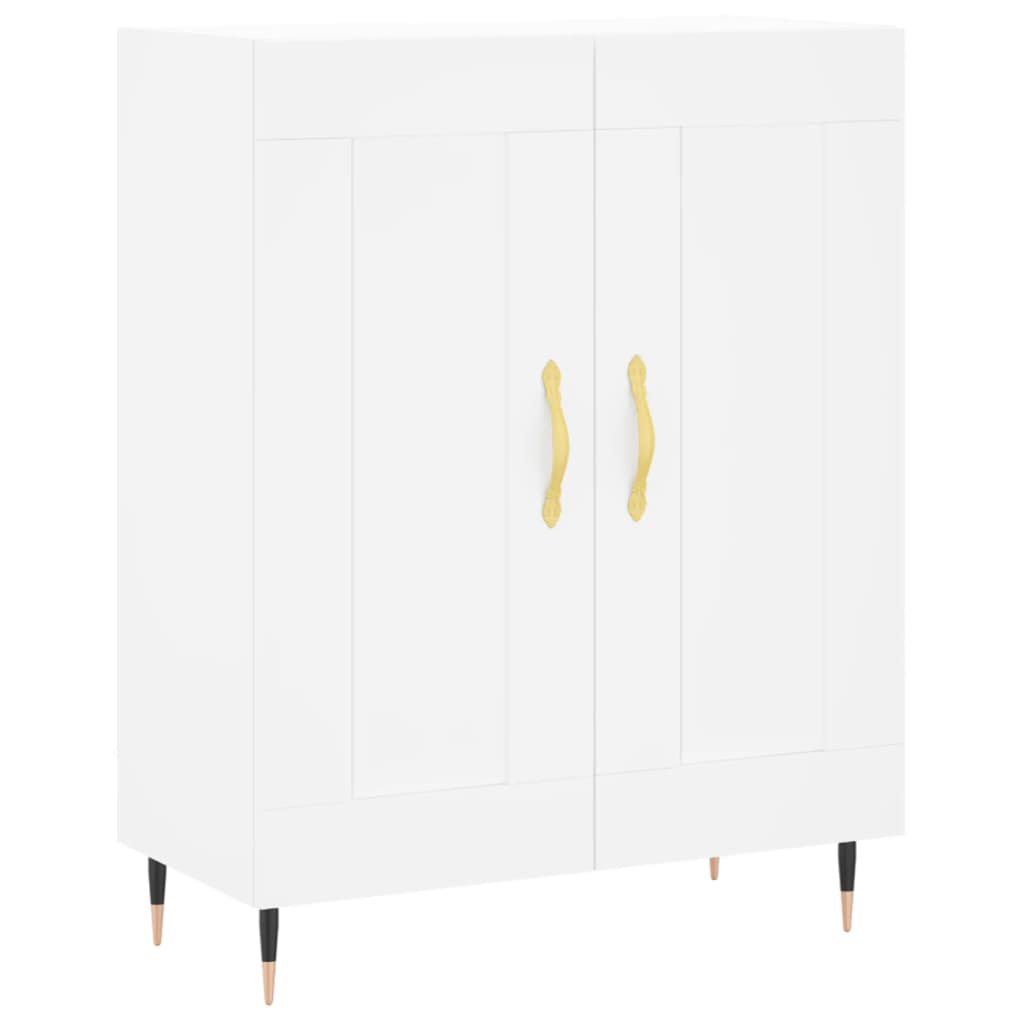 Highboard Betongrau 69,5x34x180 cm Holzwerkstoff