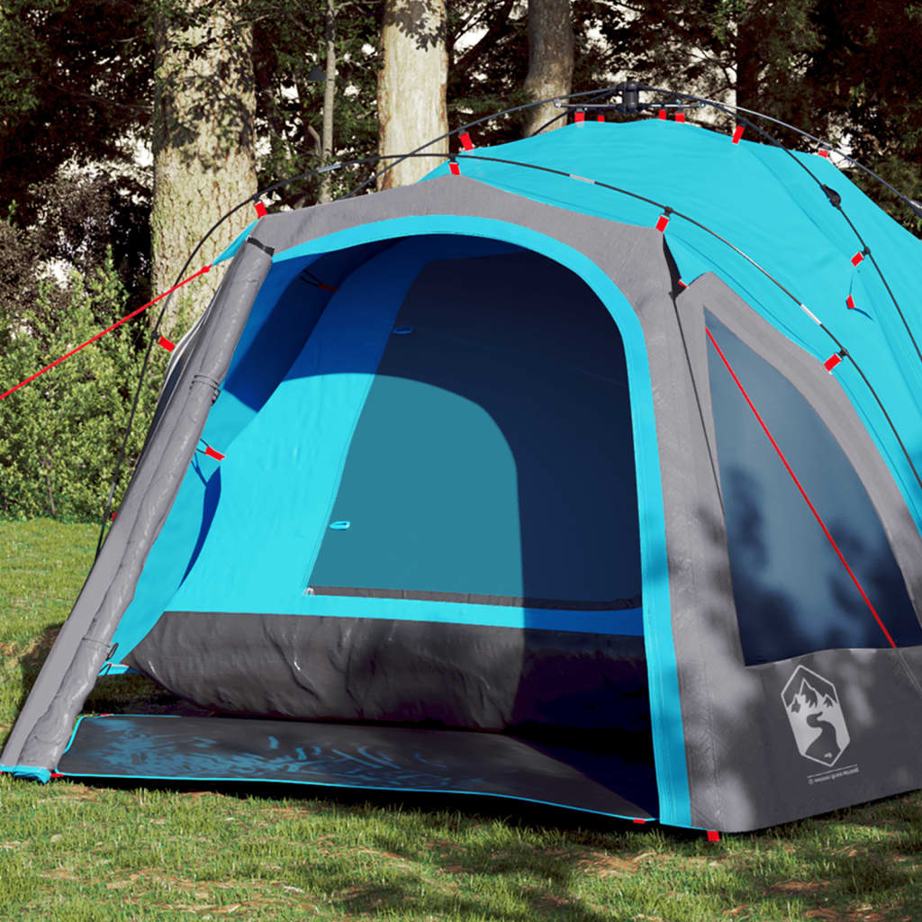 Kuppel-Campingzelt 3 Personen Grün Quick Release