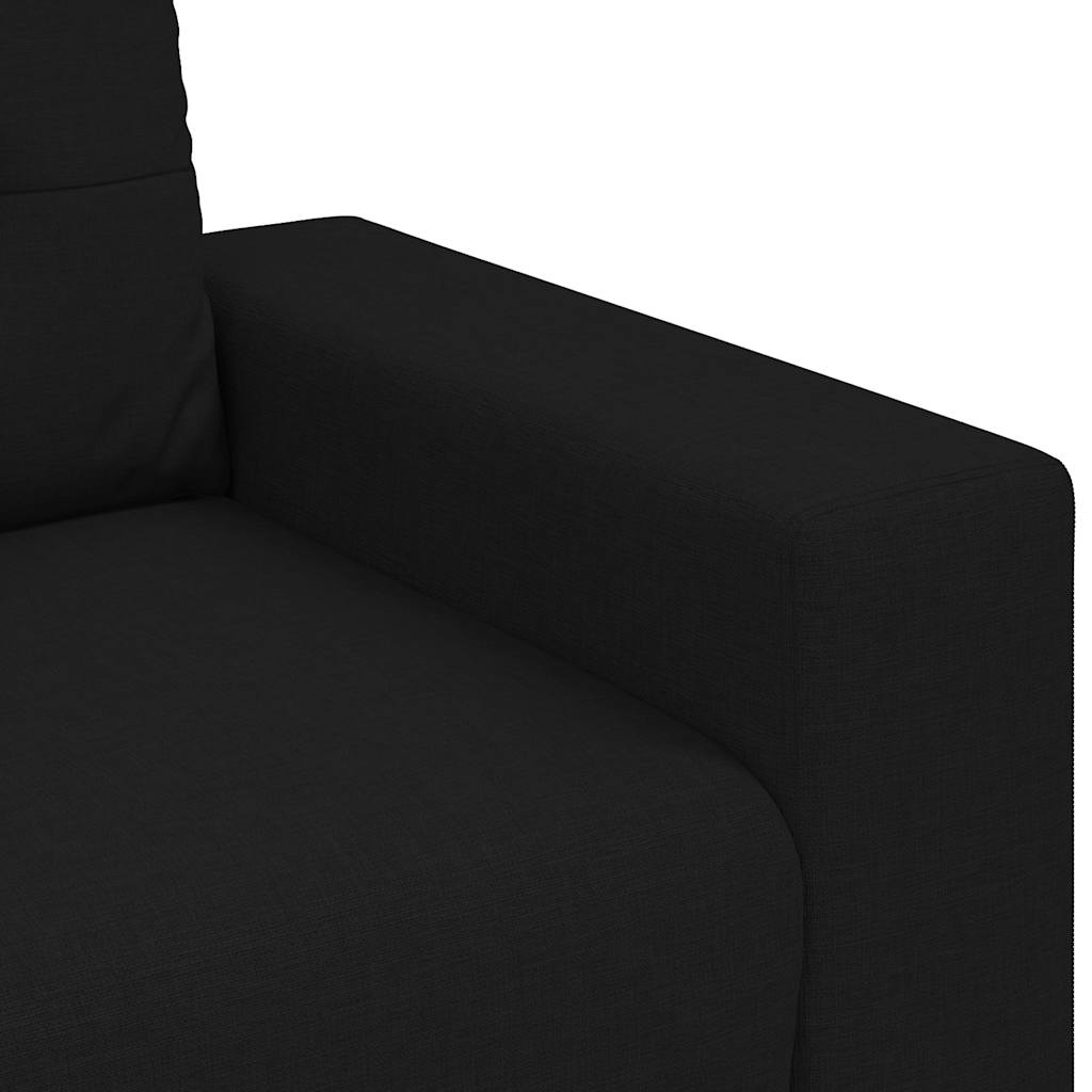 2-teiliges Sofa-Set mit Kissen, hellgrauer Stoff