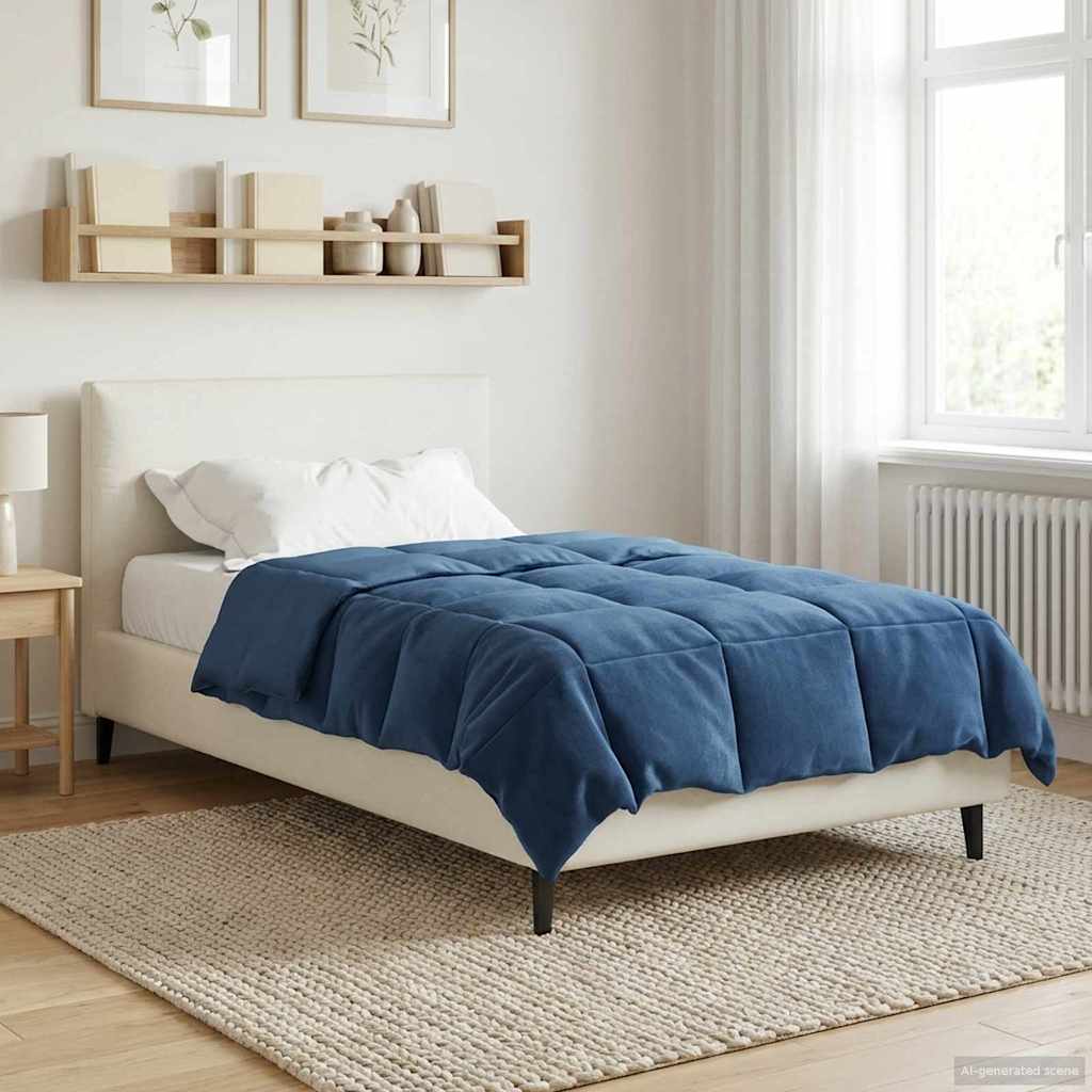 Ganzjahresbettdecke Anthrazit 135 x 200 cm Mikrofaser
