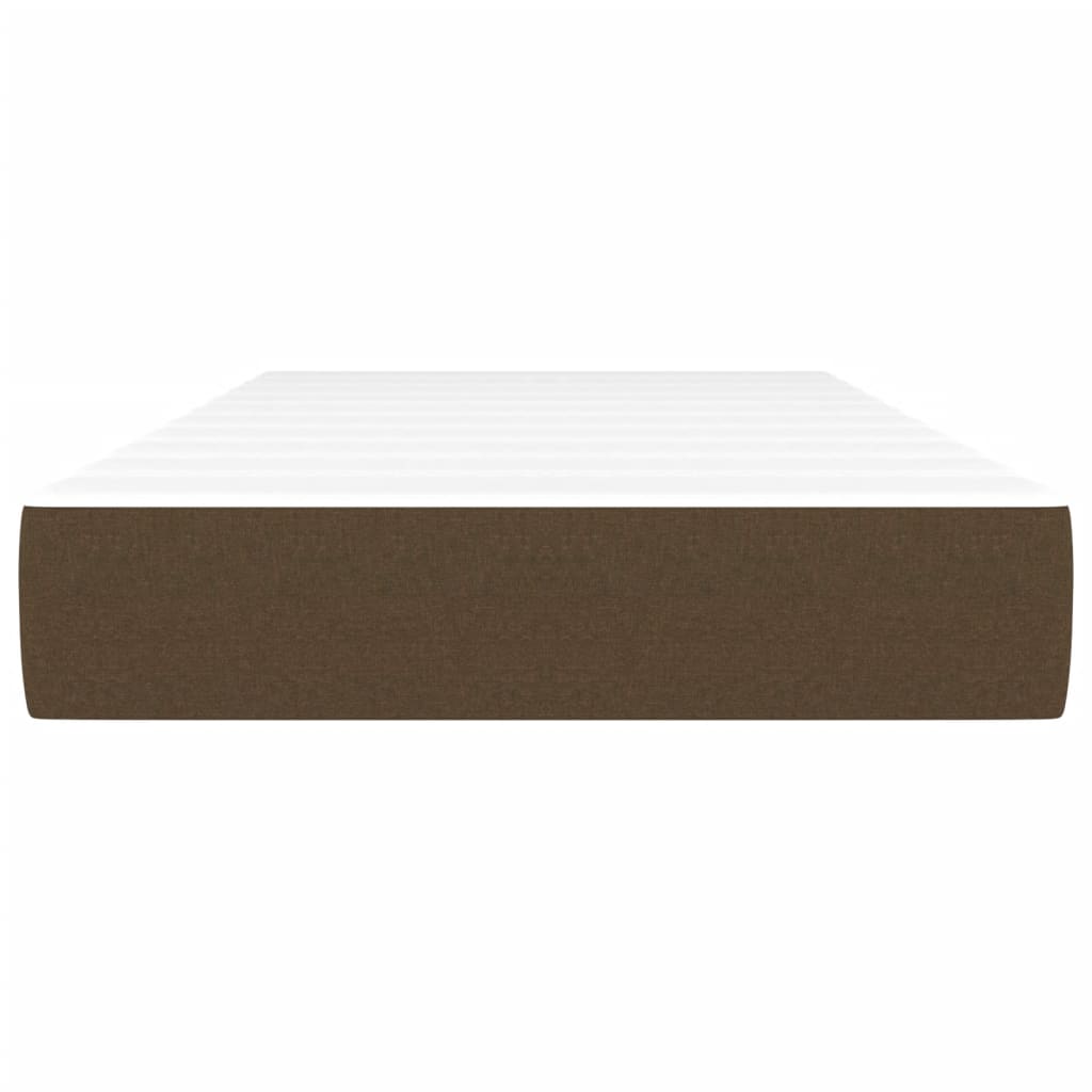 Taschenfederkernmatratze Mittel Hellgrau 80x200x20 cm Stoff