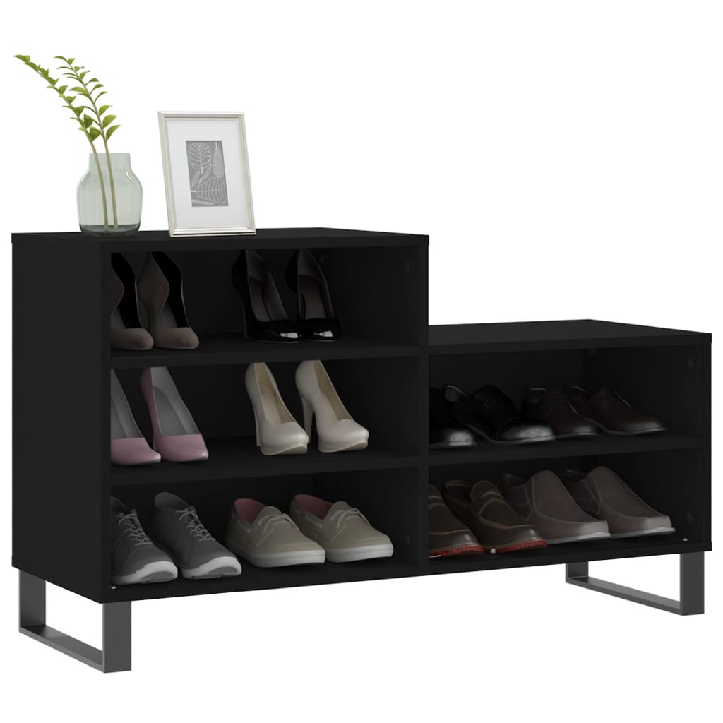 Schuhregal Weiß 102x36x60 cm Holzwerkstoff
