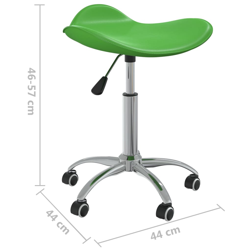 Friseur Rollhocker Weiß Kunstleder