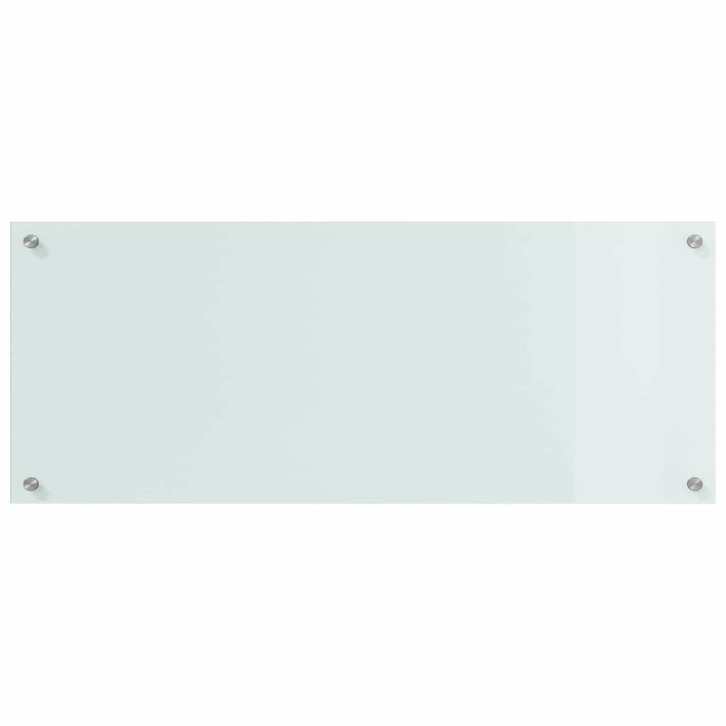 Küchenrückwand 2 pcs Weiß 70 x 40 cm Gehärtetes Glas