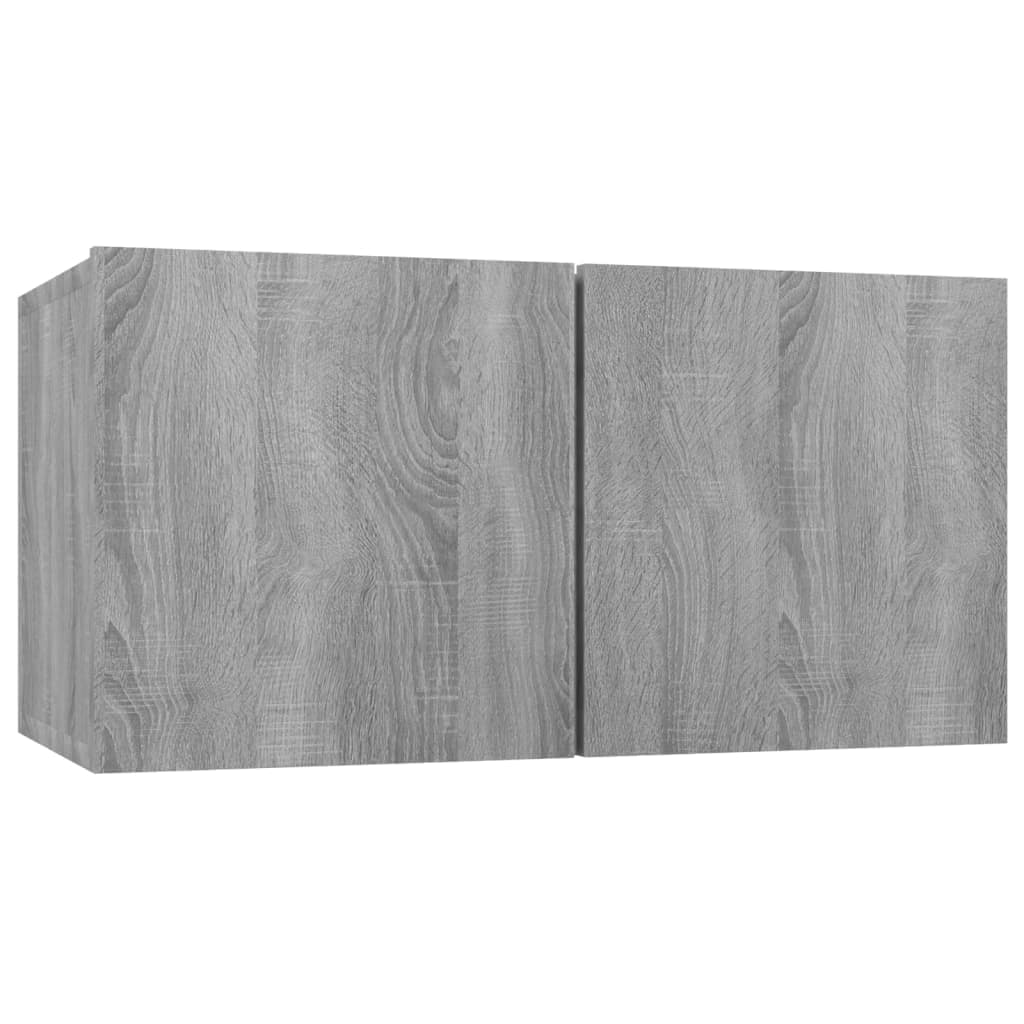 4-tlg. TV-Schrank-Set Sonoma-Eiche Holzwerkstoff