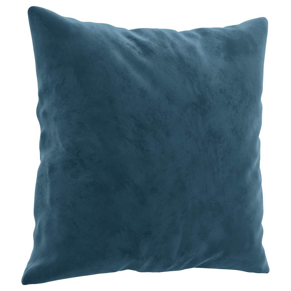 2-Sitzer-Sofa mit Zierkissen Dunkelgrün 120 cm Samt