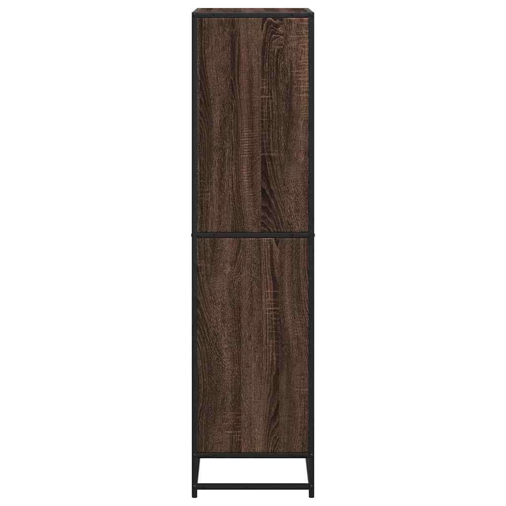 Bücherregal Schwarz 60x35x139 cm Holzwerkstoff
