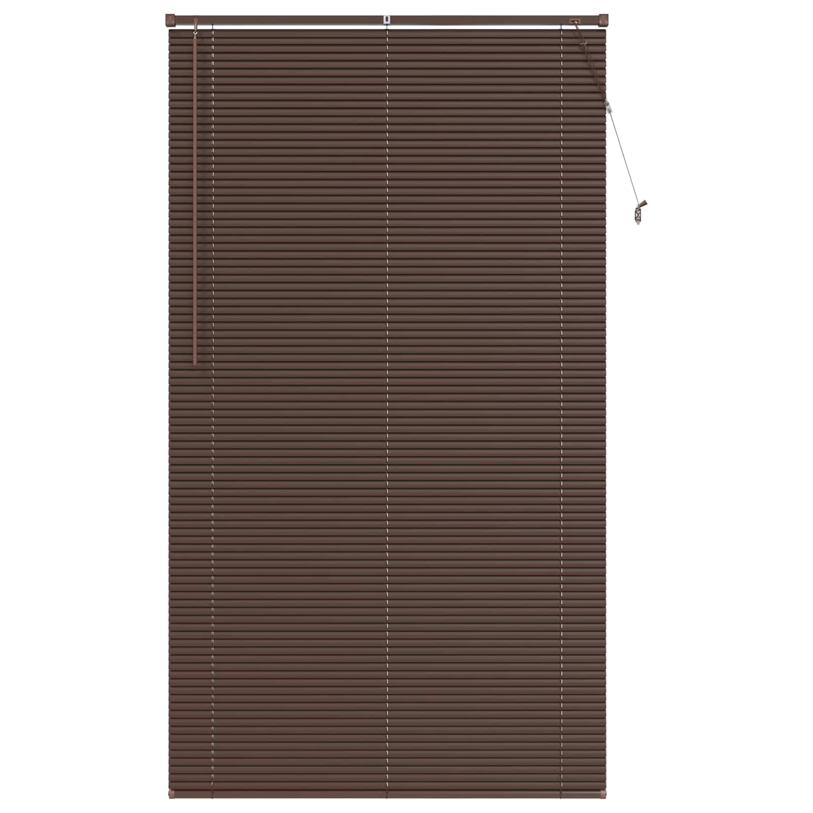 Jalousie Silber Grau 150 x 40 cm 25 mm PVC