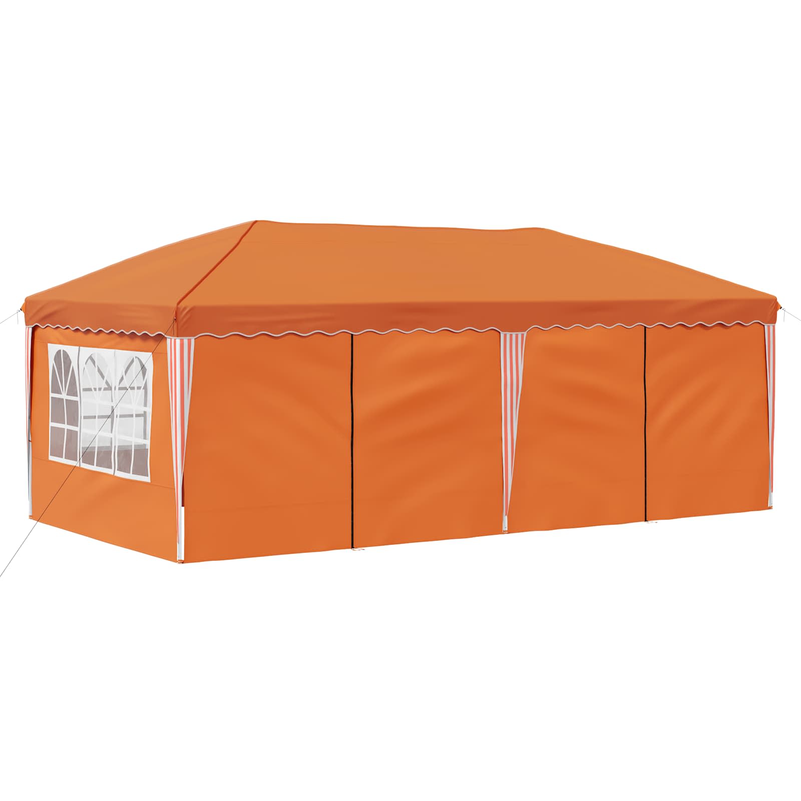 Pop-up Partyzelt 575 x 290 x 245 cm Creme