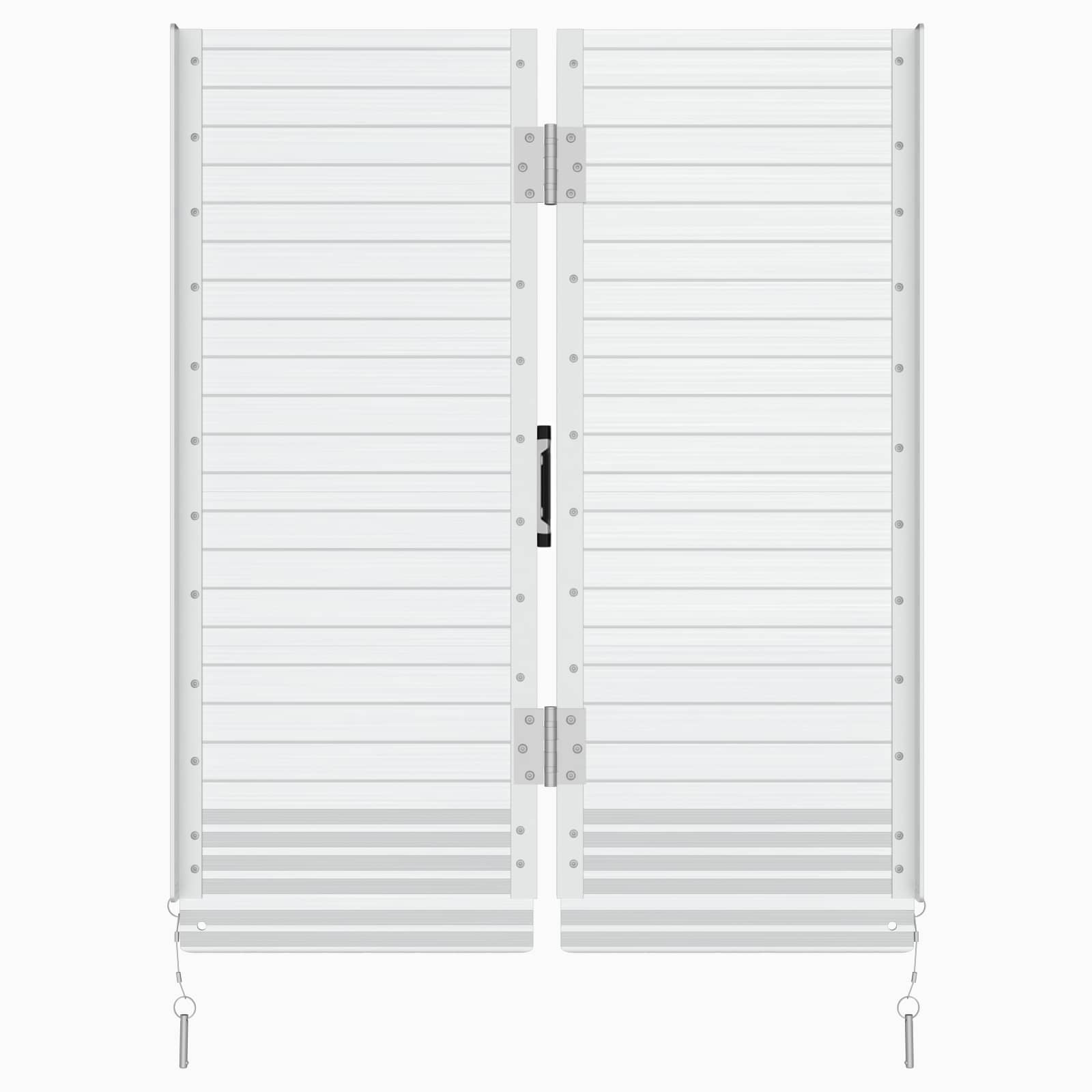 Rampe für Rollstühle 270 kg Silber 62 x 73 x 5 cm Aluminium
