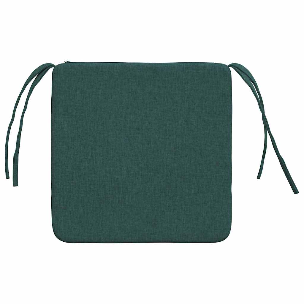 Sitzkissen 4 pcs Hellgrau 40 x 40 x 3 cm Stoff