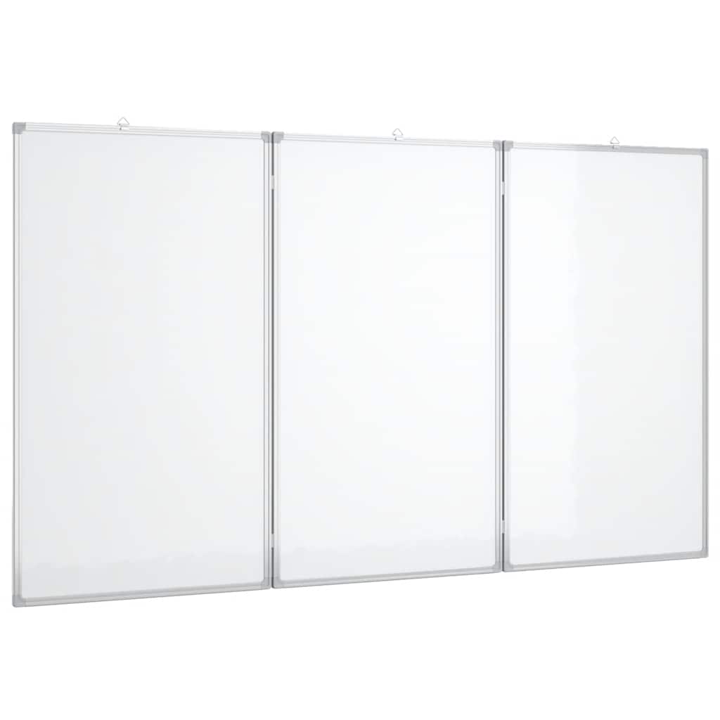 Magnetisches Whiteboard Klappbar 120x80x1,7 cm Aluminium