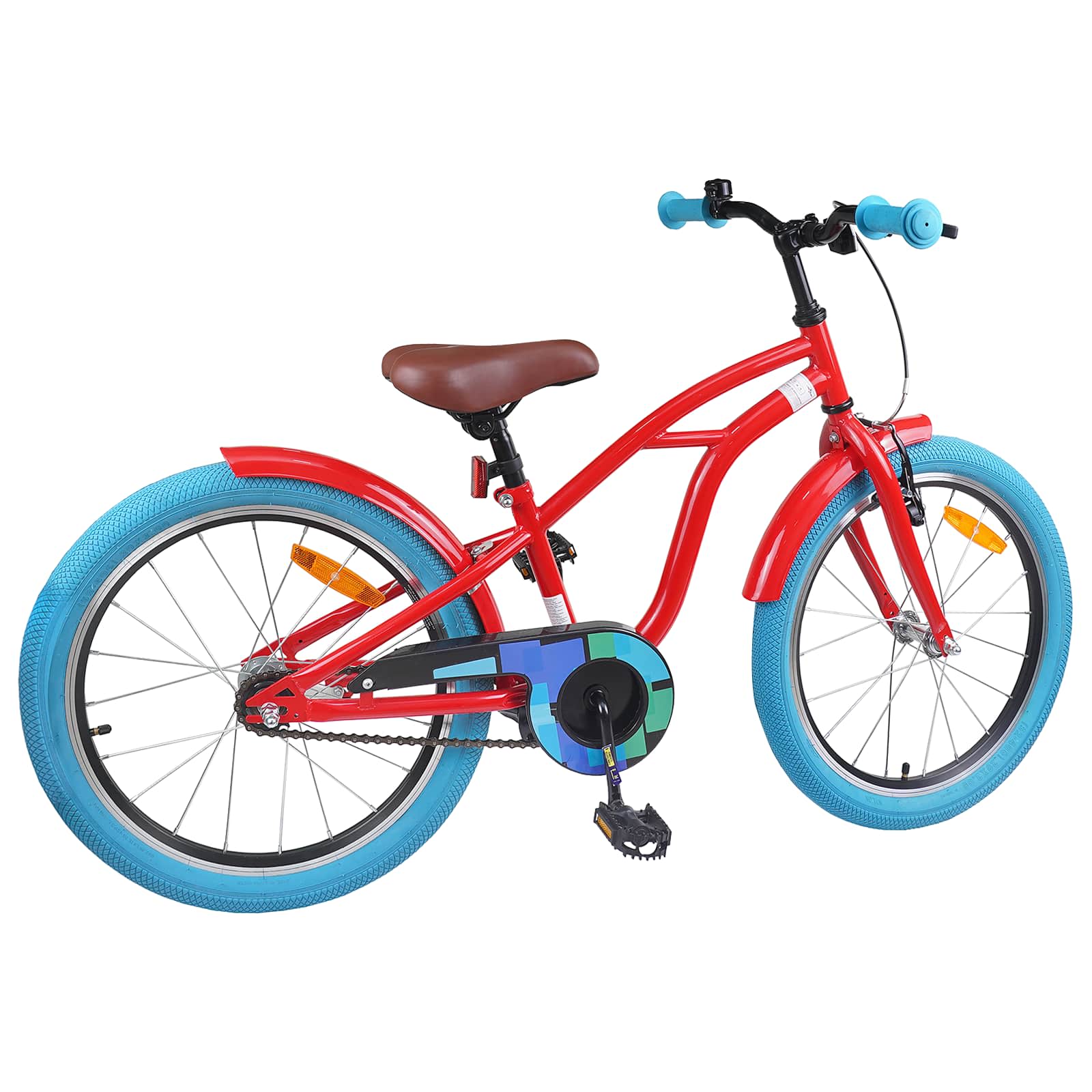 Kinderfahrrad 16 Zoll für 4-6 Jahre alt Schwarz
