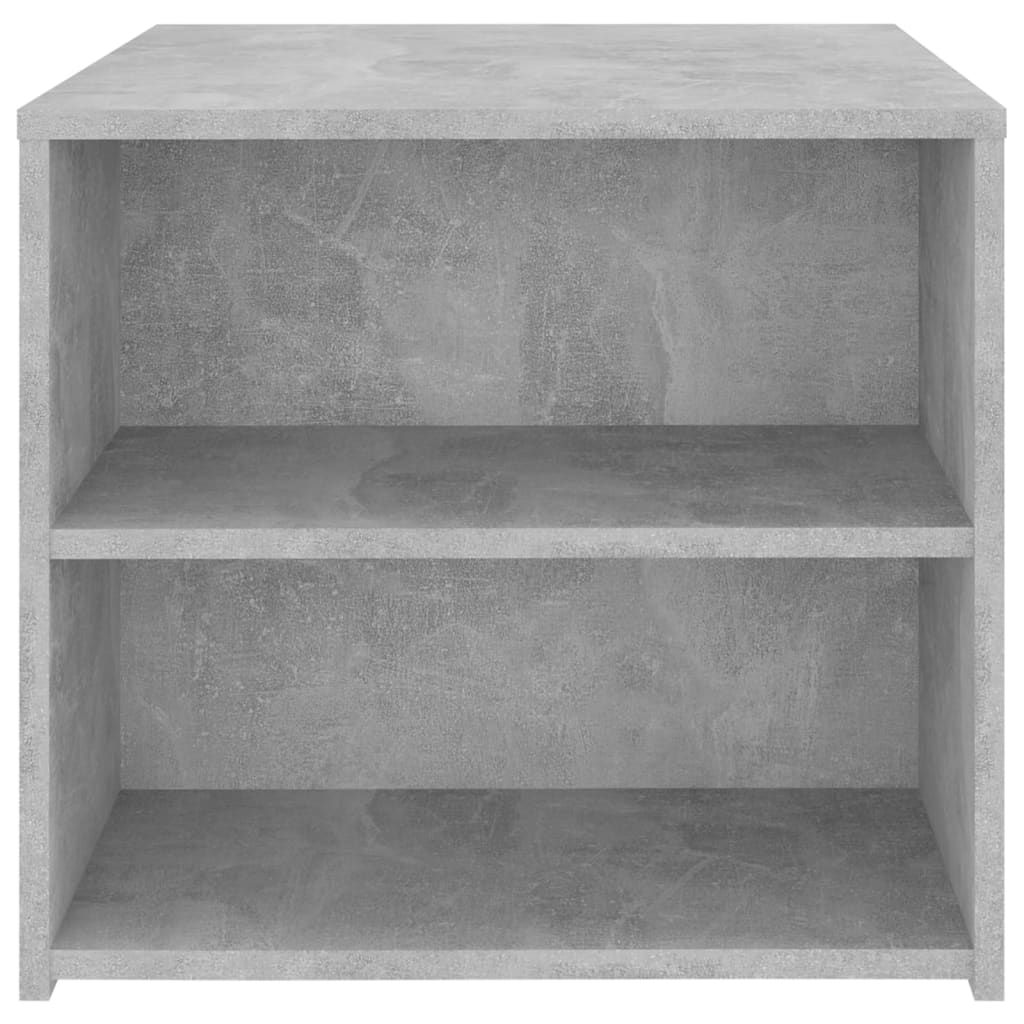 Beistelltisch Grau 50x50x45 cm Holzwerkstoff